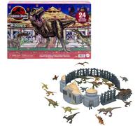 Calendrier de l’Avent - JURASSIC WORLD MATTEL - Dinosaures - 19 figurines - Décor inclus