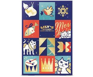 Calendrier de l’Avent pour chats adultes Lily’s Kitchen élaboré avec des ingrédients naturels contenant des friandises 42 g