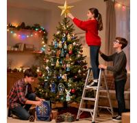 Calendrier de l’Avent Tarot 2025 - Pendentifs acryliques 2D, décor de vacances mystique, ensemble de compte à rebours Tarot | Conception de cartes de destin enchanteresse, révélation quotidienne