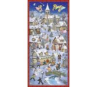 Calendrier de l’Avent Traditionnel Allemand de Luxe, sous blister,motif au choix