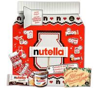 Calendrier de l’Avent XXL Nutella 2025 + Carte Personnalisée · Édition Limitée avec 24 Gourmandises Ferrero · Cadeau de Noël Original pour Famille, Enfants et Amis