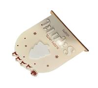 Calendrier de l ' de Noël Matériaux en bois Décoratif domestique avec assemblage facile pour la décoration de fête Calendrier des comptes à rebours de Noël