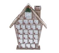 Calendrier de l ' saisonnier des vacances, maisons de vacances en bois, calendrier des maisons de l ', comptes à rebours de noël avec décoration
