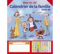Calendrier de la famille Max et Lili 2025-2026