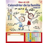 Calendrier de la famille max et lili 2026-2027 - - Dominique de Saint Mars - Calligram - Calendrier