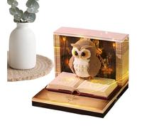 Calendrier de la pièce Time 2026 - Calendrier du de mémo en forme de | Calendriers 3D de pad de mémo 2026 | Papier Memo-Pad arracher l'art sculpté | Bloc-notes pour la pièce sculptée pour