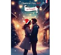 Calendrier de l'Après Noël en Couple | 25 Défis Secrets Romantiques | Format A3 avec Chevalet | Papier Cartonné | Cadeau Original pour Couple