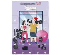 Calendrier de l'Après-Noël Sport en Couple | Format A3 | 25 Exercices Quotidiens avec Chevalet | Cadeau Humoristique Post-Fêtes | Programme Fitness à Deux