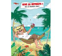 Calendrier de l'Après Retraite Homme A3 | Cases à ouvrir, 25 jours d'humour, Chevalet inclus, Astuces & Défis pour bien vivre sa retraite, Cadeau retraité homme