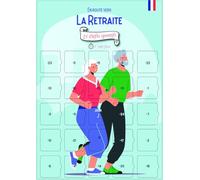 Calendrier de l'avant Retraite 25 jours | Cadeau de départ en Retraite Femme | Compte à rebours Futurs Retraités | 25 cases à ouvrir défis Sportifs Format A3