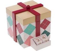 Calendrier de l'avent case décoré TU