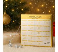MYC-PARIS - Calendrier de l'avent MYC - Coloris Multi - Bracelet + Pendentif + Boucles d'oreilles - Cristal d'Autriche haute qualité - Cadeau d'anniversaire, Fête des Mères, Noël