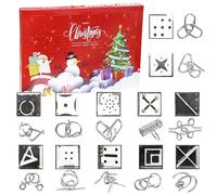 Calendrier de l'avent 2023, 24 pièces Jouets pour le calendrier de l'avent Noël, Calendrier de l'avent pour les enfants, Jouets pour le compte à rebours de Noël, pour les enfants Réveillon et Noël (F)