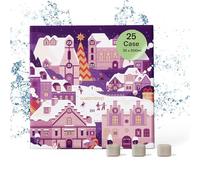 Calendrier de l'Avent 2023 waterdrop® | 25 jours de Boissons et Thés sans sucre | Chaque jour un nouveau cube de boisson Microdrink | Calendrier Avent pour Femme et Homme | Coffret Cadeau Nöel