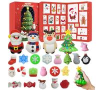 Calendrier de l'Avent 2024, 24 jours Adorable Squish Toy Christmas Coundown Calendrier, Relief Stress Kids Calendar 2024 For Girls Boys Kids Kids Adults Gifts Countdown Calendrier