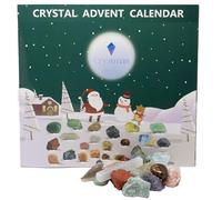 Calendrier de l'Avent 2024-25 jours en cristal - Calendrier de l'Avent 2024 en cristaux - Calendrier de l'Avent 2024 - Cristaux de guérison pour débutants - Vendeur britannique