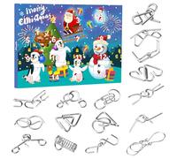 Calendrier De L'Avent 2024 Casse Tete Enfant Ado GarçOns Adulte, Cadeau NoëL Amusants Jeux De Puzzle Filles Jouets Adolescents Anniversaire FêTe Pour Homme Femme Papa Maman Famille Cadeaux Nouveauté