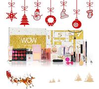 calendrier de l'avent 2024 femme beauté,Advent Calendar 2024 Make-up,Kit de maquillage de 24 jours pour femme, Boîte de maquillage pour adolescentes et filles