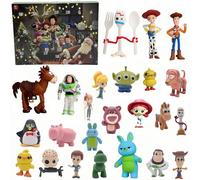 Calendrier de l'Avent 2024 Toy Anime Story Toys pour enfants, calendrier de compte à rebours de 24 jours jusqu'à Noël surprise avec figurine d'anime, cadeau de Noël idéal pour garçons et filles de 3 à