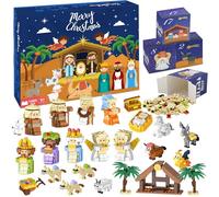 Calendrier de l'Avent 2025, 24 jours avec blocs de construction, jouet de construction pour garçons, filles, adolescents et adultes à partir de 6 ans