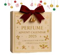 Calendrier de l'Avent 2025, 24 jours de parfums de créateurs pour homme et femme, parfum de Noël 2025 pour femme, coffret cadeau de vacances de qualité supérieure, format voyage (A)