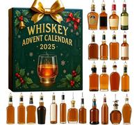 Calendrier de l'Avent 2025, 24 jours sans répétition, un calendrier de l'Avent amusant, un voyage quotidien dans le monde des arômes de whisky