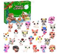 Calendrier De L'Avent 2025,Calendrier De L'Avent,Calendrier De NoëL Sur 24 Jours,Figurines Mystères -pour Les Enfent,01