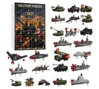 Calendrier De L'Avent 2025, Calendriers De Compte À Rebours De 24 Jours Avec Machines Militaires Gorgées 2d Ornements, Legends Of The Armed Forces adventure calendar Pour Les Collectionneurs