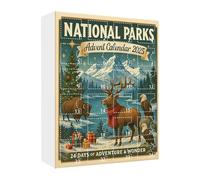 Calendrier de l'Avent 2025 des parcs nationaux pour les familles