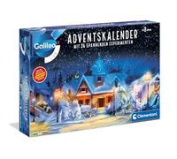 Calendrier de l'Avent 2025 Galileo Science - Calendrier de Noël avec petites expériences pour enfants à partir de 8 ans de Clementoni 59404