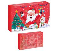 Calendrier De L'Avent | 2025 Jouets De L Avent Vol - Statue Miniature D'Animaux Pour Décompte De Noël - Pour Jeunes Garcons Etagere Bureau Entree Bureau Salon Armoires Fete De Vacances Et D