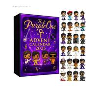 Calendrier de l'Avent 2025 Legends of Rock & Metal 24 jours avec personnages musicaux emblématiques de collection 3D,pour les fans