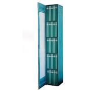 Calendrier de l'Avent 2025 - Mini calendrier de compte à rebours avec mini livre cadeau, décoration festive pour les vacances en famille (bleu)