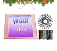 Calendrier de l'Avent 2025 Noël - 24 Jours Compte À Rebours Laine Douce Tricot | Fournitures pour Projets Créatifs de Fêtes pour Filles Crocheteuses Amies Tricoteuses Femmes,Pour Famille Femmes Mères