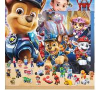 Calendrier de l'Avent 2025 PAW Patrol - Calendriers de l'avent avec 24 Cadeaux de Nöel,Calendrier Avent Figurine