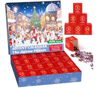 Calendrier de l'Avent 2025 pour adultes et adolescents, 1 008 pièces, puzzle de 24 jours, cadeau de Noël amusant pour hommes, femmes, famille, adolescents, garçons, papa, maman, elle, lui qui a tout