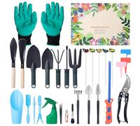 Calendrier de l'Avent 2025 pour adultes, femmes et hommes, compte à rebours de Noël avec outils de jardinage manuels, comprenant pelles, râteaux, gants et plus encore