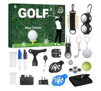 Calendrier De L'Avent 2025 Pour Golfeurs, Calendrier De Compte À Rebours De Noël 24 Jours Avec Balles De Golf, Tees Et Marqueurs De Balle, Pour Hommes, Adultes, Garçons, Femmes