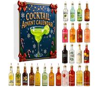 Calendrier de l'Avent 2025 Whisky - Une visite de dégustation de 24 jours qui déverrouille les saveurs du whisky quotidiennement | Calendrier de compte à rebours de Noël avec 24 décorations de qualité