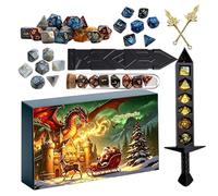 Calendrier de l'Avent 2026-24 jours avec boîte de rangement, calendrier de compte à rebours de Noël, pour enfants, fils, filles, amis, soirées de jeu en hiver