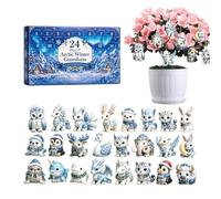 Calendrier De L'Avent 2026 Compte - Rebours De Noël Pendentif En Acrylique | Décorations D'animaux Fantastiques - Le Compte À Rebours De Noël Pour Bureau, Salon, Chamb