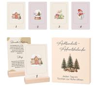 Calendrier de l'Avent 2026 pour femme - 24 cartes de conscience | Inspiration de motivation des rituels quotidiens, calendrier de Noël et décoration de table, idée cadeau
