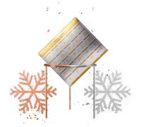 Calendrier de l'avent 24 bijoux surprises - argenté, or rosé et cristal