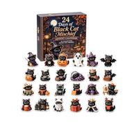 Calendrier de l'Avent 24 Jours Halloween Acrylique 2026 Figurines, Gift | 24 surprises à découvrir chaque jour pour rendre le compte à rebours de Noël plus ludique et original(Multi b)