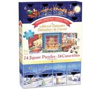 Calendrier de l'Avent : 24 Puzzles : Joyeux Noël Eurographics G