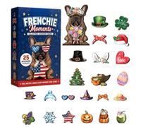 Calendrier De L'Avent 25 Jours Mignon Bouledogue Français Halloween 2D
