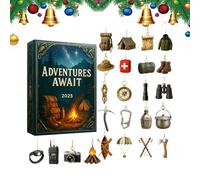 Calendrier de l'Avent 2D en acrylique à suspendre | Calendrier de l'Avent 2025 pour les tout-petits, les, la famille, les adolescents, les filles, les garçons