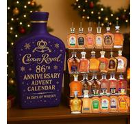 Calendrier de l'Avent 3D 2025 Whisky - 24 jours sans répétition - Pendentif à whisky pour un voyage de dégustation quotidien dans le monde des arômes de whisky (sans boissons) (whisky D)