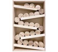 Calendrier de l'avent à personnaliser - Rampe et Boîte ronde - 45,5 x 29 x 7,8 cm