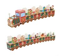 Calendrier de l'Avent à remplir - Boîtes décoratives en train - Compte à rebours de 24 jours pour bonbons et petits cadeaux